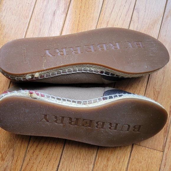 Burberry Hodgeson House Check Canvas Espadrilles Size 8 ( Authentic) - Picture 4 of 7